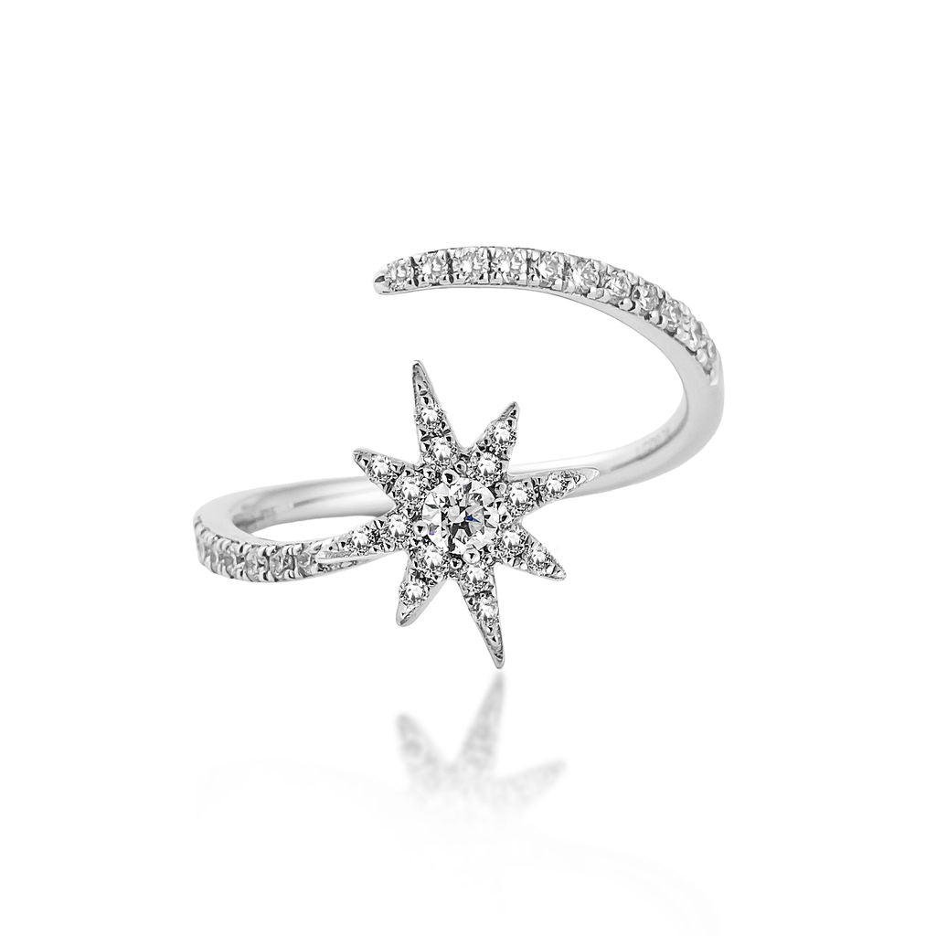 The MIRA Shooting Star Pinky Ring 